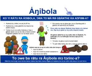 Virus Ebola sensibilisation en langue Themne