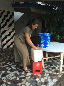 Elizabeth Serlemitsos hand wash ebola prevention Liberia