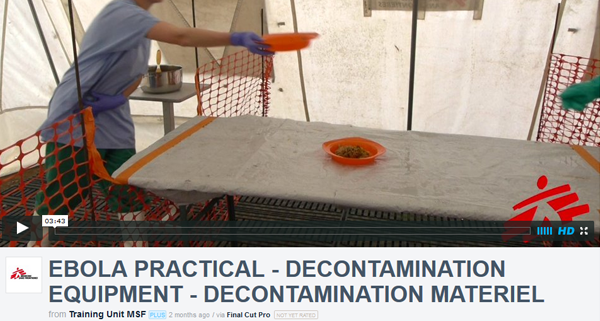 Matériel de décontamination - Décontamination du matériel