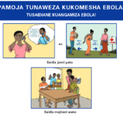 affiche de cdc ebola swahili
