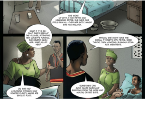 bande dessinée ebola Diffuser le message, pas le virus