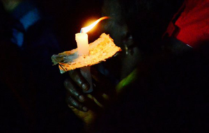 Candlelight vigil. Photo credit: Dauda Musa Bangura