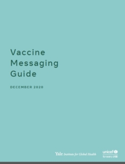 Guide de messagerie sur les vaccins. Décembre 2020