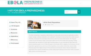 Ebola Implementation Kit