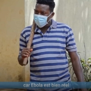 A man in Guinea talking about Ebola